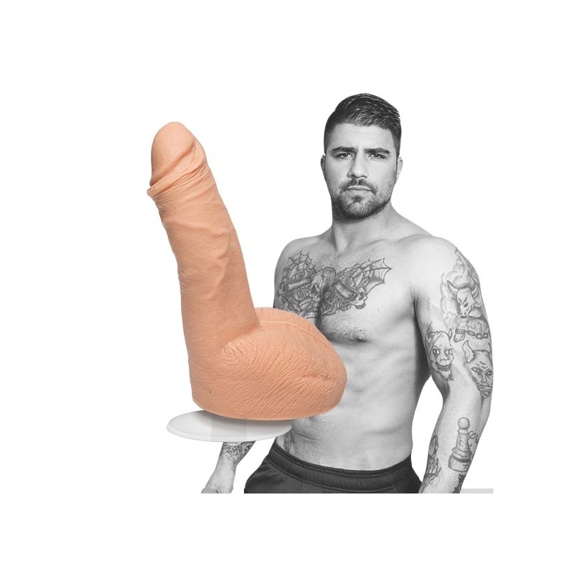 Ryan Bones Ultraskyn Realistic Dildo Cm On Dark Ink