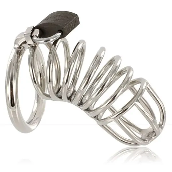 Spiral Cage De Chasteté acier 10928