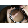 Barbell  Bdsm collar acero con cierre magnetico 11521 1