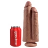 KING COCK Double realistic dildo 25cm 11717 1