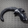 Square peg Silicone Puppy Tail Black 12295 1