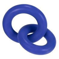 Duo anillos entrelazados para cock y balls 12656 1