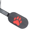 Puppy paw leather paddle rojo 14344 1