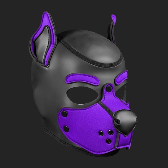 Neoprene K9 Hood Purple 14847