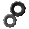 Cockring Cog 2-Größen-Set Schwarz/Grau 14891 1