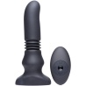 Silicone Vibrating & Thrusting Plug with Remote Control 15456 1