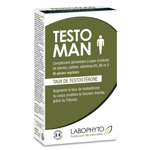Testoterone stimulator testoman 60 gelules 15485