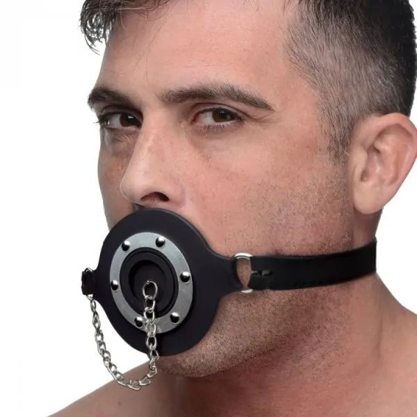 Pie Hole Bondage Gag Con Cierre 15883