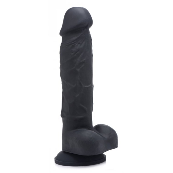 Dildo Power Pecker Silikon 18cm Schwarz 16589