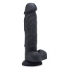 Dildo Power Pecker Silikon 18cm Schwarz 16589 1