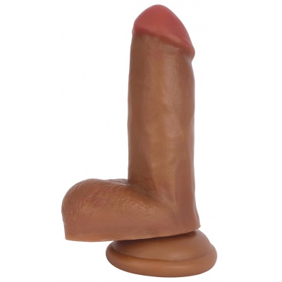 Dildo mit Hoden Bareskin 15,25 cm 17970