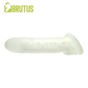 Almighty Ribbed Cock Sheath 18 cm Clear 18513 1