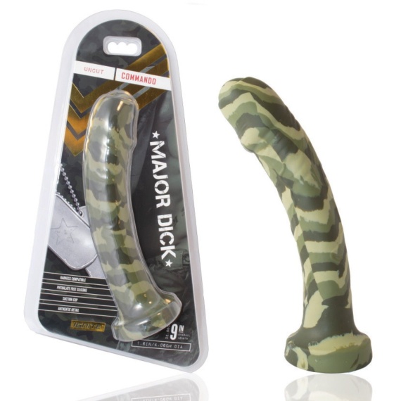 Major Dick Commando uncut camo plug 21103