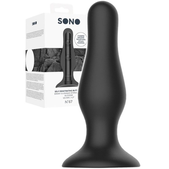 N°67 Self Penetrating Butt Plug Silicona 21219