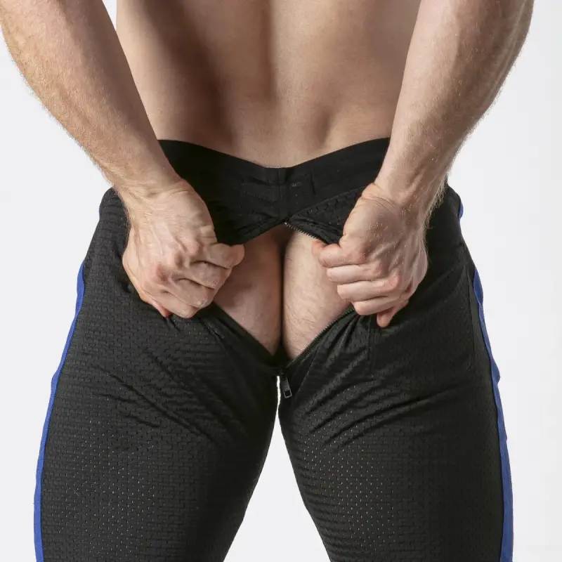 Mesh back zip jogger