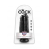 Two Cocks One Hole 7" 17cm Black 24598 1