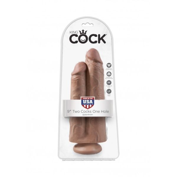 Two Cocks One Hole 9" 23cm Tan 24609
