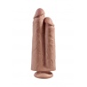 Doppeldildo Two Cocks One Hole 9" 23 cm Teint dunkel 24611 1