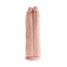 Doppeldildo Two Cocks One Hole 11" 28 cm Teint hell 24622 1