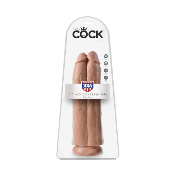 Two Cocks One Hole 11" 28cm Tan 24627