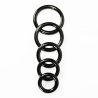 Steel Anodized Black Round Glansring 8mm 24952 1