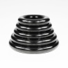 Steel Anodized Black Round Glansring 8mm 24953 1