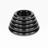 Black Anodized Round Steel Cockring and rings 8mm 24958 1