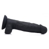 Dildo Power Pecker Silikon 18cm Schwarz 25173 1