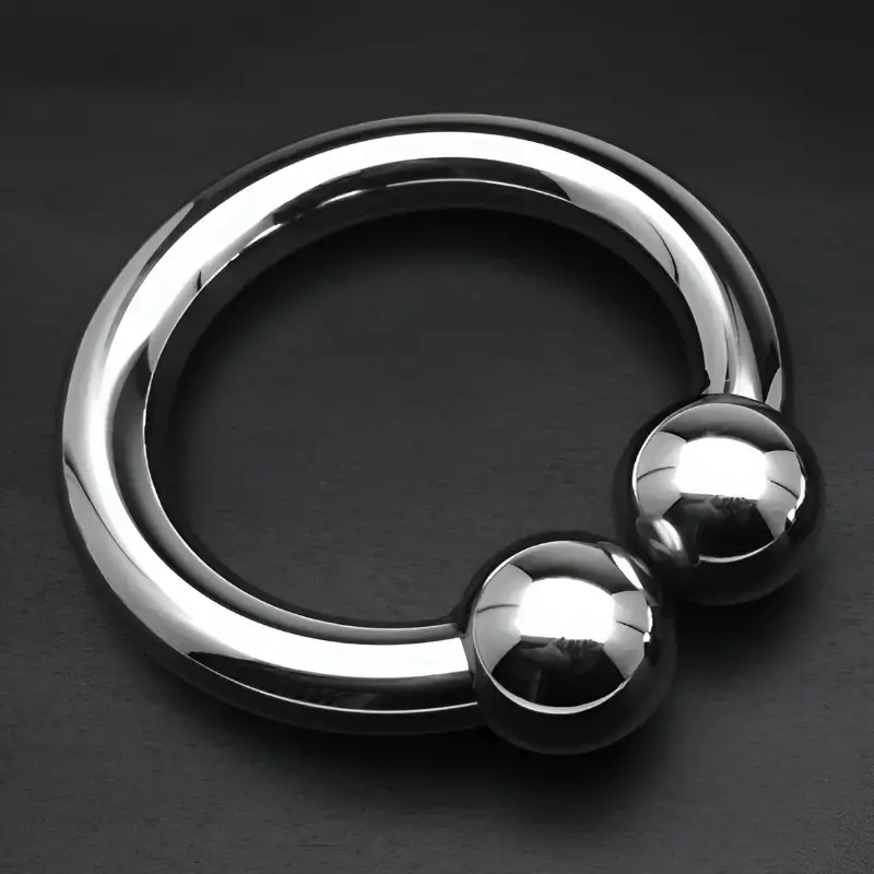 Ze big horseshoe steel cockring 10mm