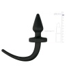 Dog Tail Plug Schwarz 27450 1