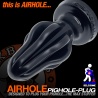 AIRHOLE finned Black Plug 28184 1