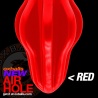 Airhole Analplug gerippt Rot 28187 1