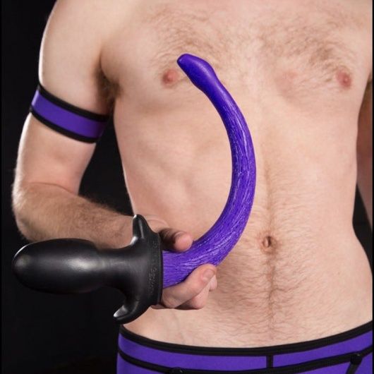 SquarePegToys Puppy Tail purple M 28756