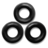 OX FAT WILLY Pack de 3 cockrings negros 29423 1