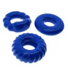 BONEMAKER BUEY Lote de 3 cockrings azules 29484 1