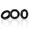 WILLY RINGS Pack 3 cockrings extensibles negros 29625 1