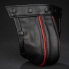 Black Leather Pouch mit Piping 32153 1