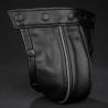 Black Leather Pouch avec Piping 32156 1