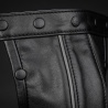 Black Leather Pouch mit Piping 32157 1
