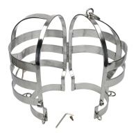 Antique reproduction stainless steel head cage 33188 1