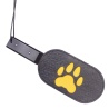 Puppy paw leather paddle amarillo 33379 1