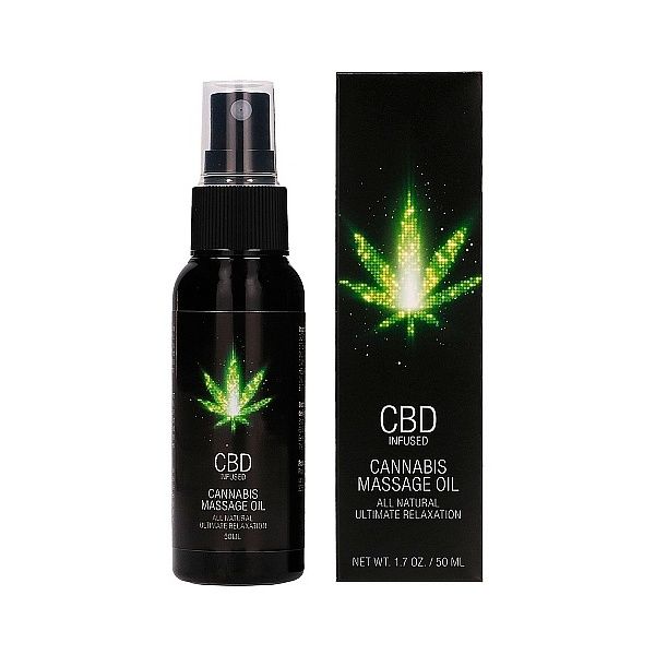 CBD Cannabis Massage Oil - 50 ml 34598