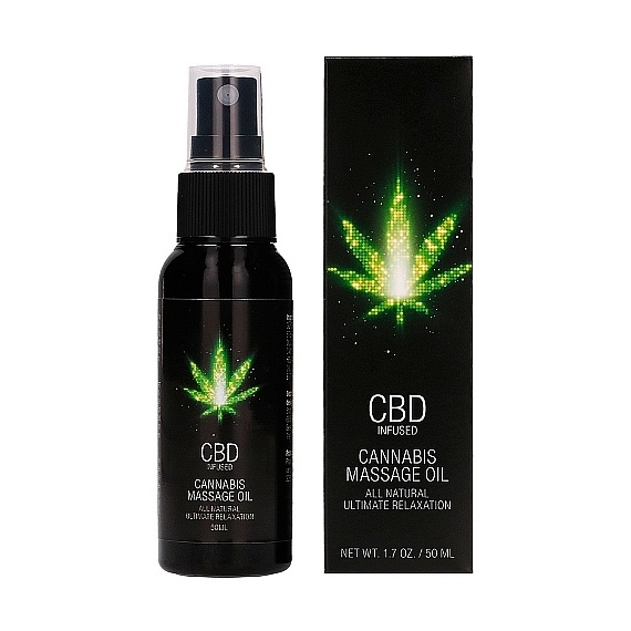 CBD Cannabis Massage Oil - 50 ml 34598