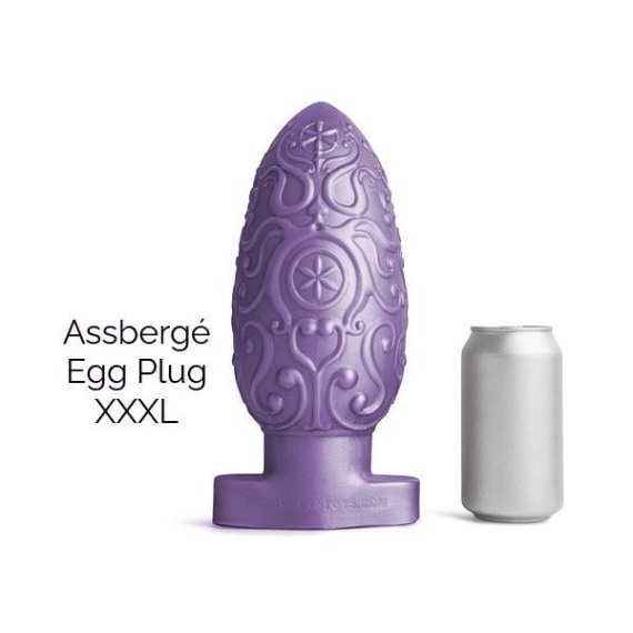 ASSBERGE Egg Butt Plug XXXL Purple 35049