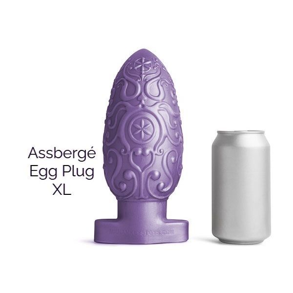 ASSBERGE Egg Butt Plug XL Purple 35071