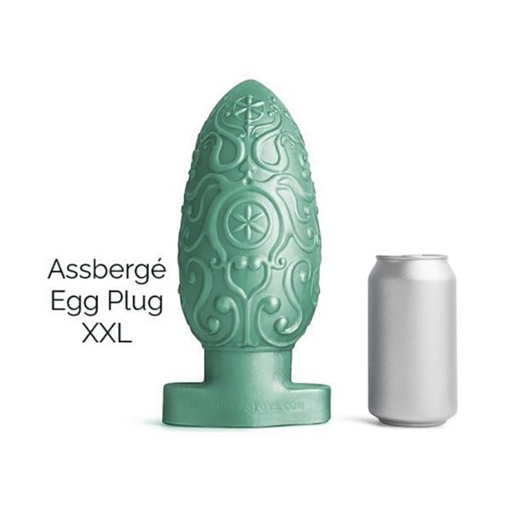 ASSBERGE Egg Butt Plug XXL Green 35096