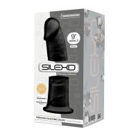 Schwarzer Double-Density-Dildo 22,8 cm Modell 2 35763 1