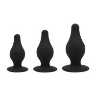 Kit 3 silicone Butt Plugs S M L 35849 1