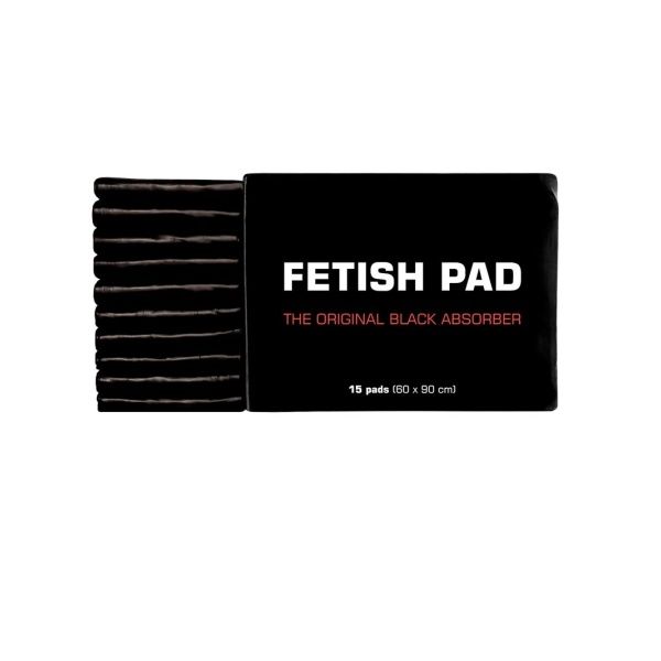 Almohadillas absorbentes negras Fetish Pad 35902