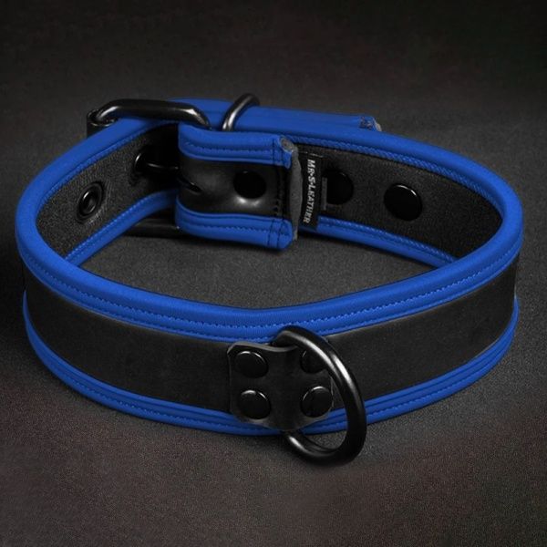 Neo Puppy Collar Black Blue 35962